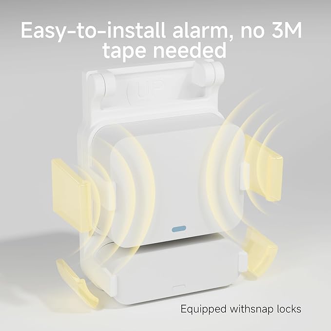 Garage Door Bracket for SimpliSafe Alarm Contact Sensor | Secure Mount - Image 5