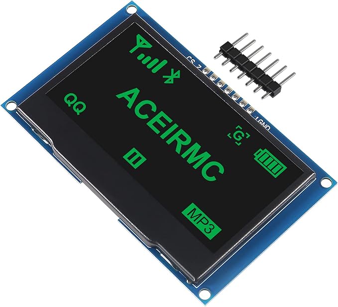 ACEIRMC 2.42 inch 128x64 OLED LCD Display Module SSD1309 7 Pin SPI/IIC I2C - Image 2