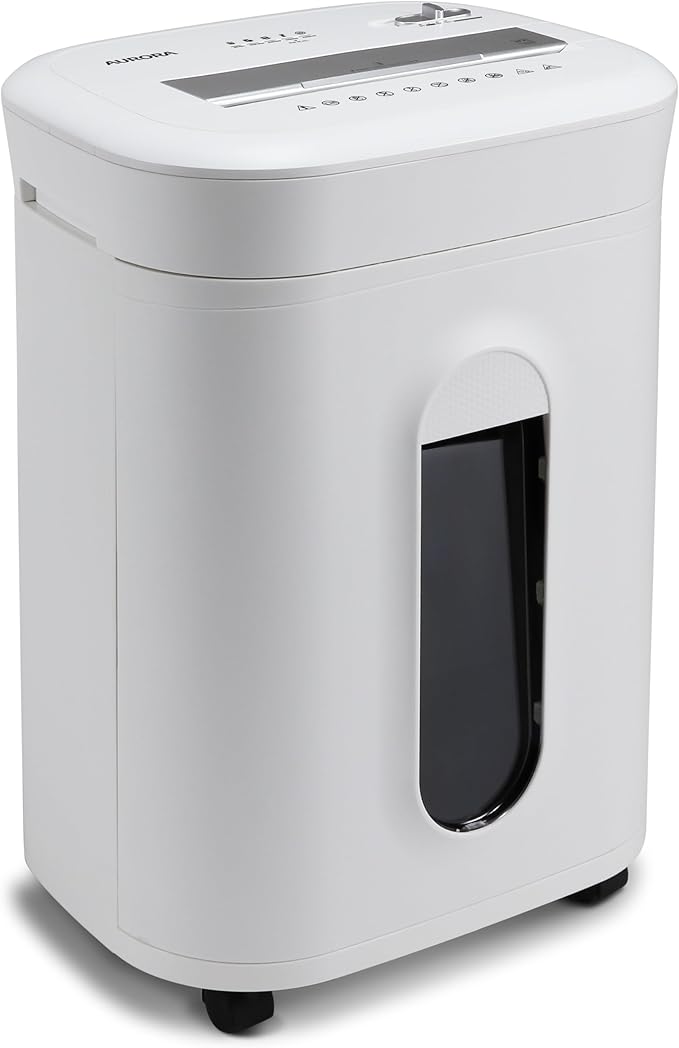 Aurora High-Security 10-Sheet Micro-Cut Paper and Credit Card Shredder - Image 6