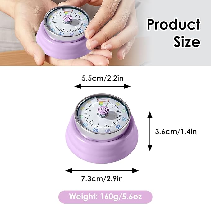 Teeloray Visual Timer for Kids Rainbow Kitchen Timer - Image 6