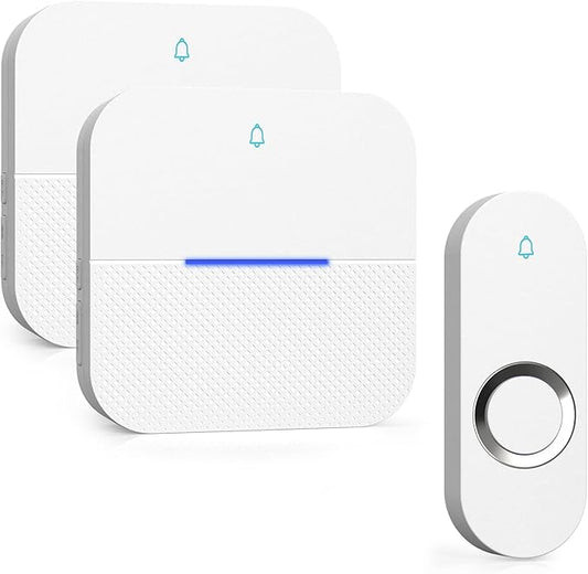 AIDA Lighted Wireless Doorbell for Home, Waterproof Battery Doorbell Wireless 1 by AIDA