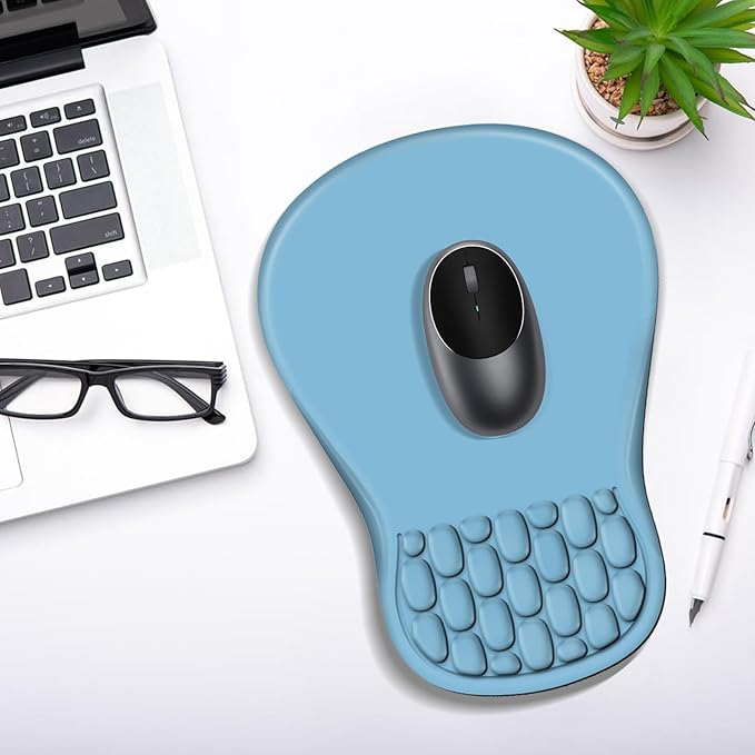 YIWEI Ergonomic Mouse Pad with Massage Design Wrist Rest, Comfortable Office - Image 7