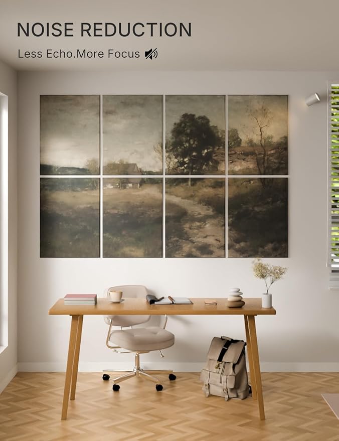Wall Art Acoustic Panels, Decorative Sound Absorbing Panels - Image 2