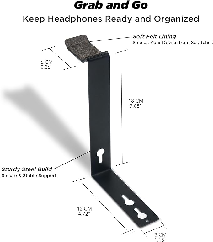 ULTRARM Moodular Add-ons Headphone Stand Black MSA-HS - Image 4