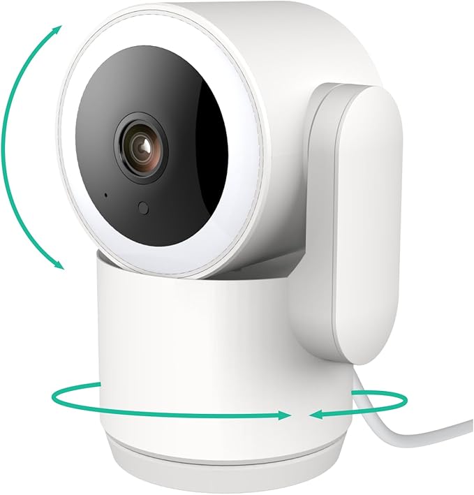 Luna 2K Indoor Cameras for Home Security, 2.4GHz & 5GHz WiFi, 360-Degree by LUNAHOME