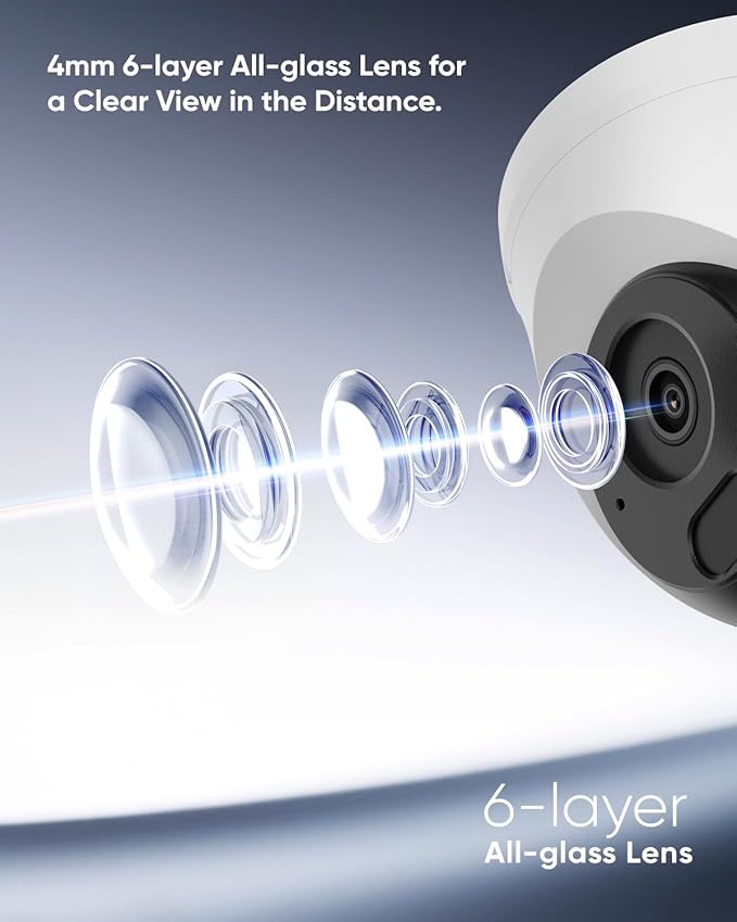SANNCE 2K 3MP Super HD PoE IP Security Camera - 100ft Dual IR Night Vision - Image 4