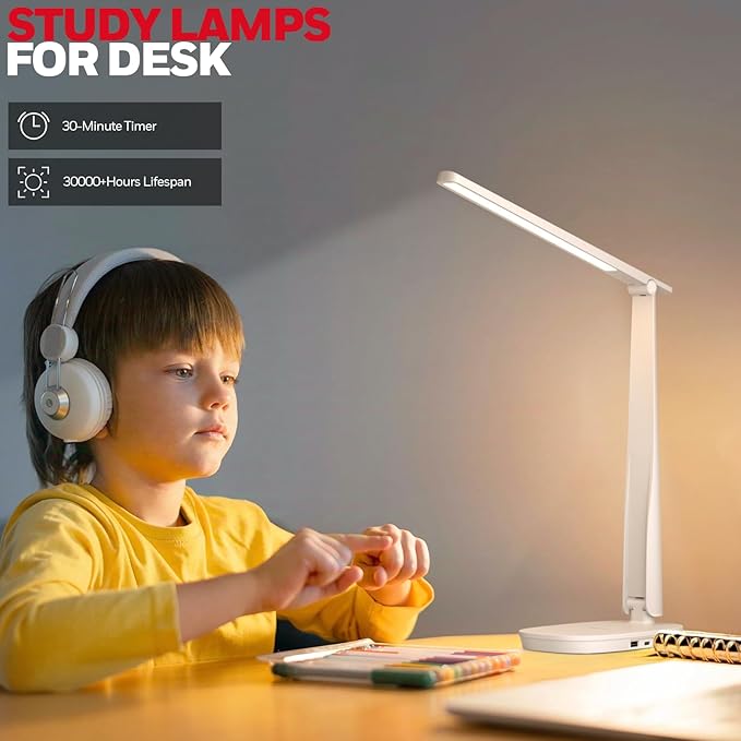 Honeywell LED Desk Lamp for Home Office, Eye-Caring Light - Image 6
