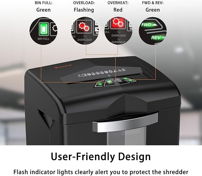 Bonsaii Shredder, 20 Sheets, Operates Continuously - Image 4