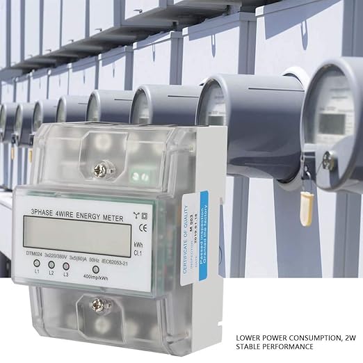 Electric Power Meter, Phase 4 Wire KWh Meter - Image 2