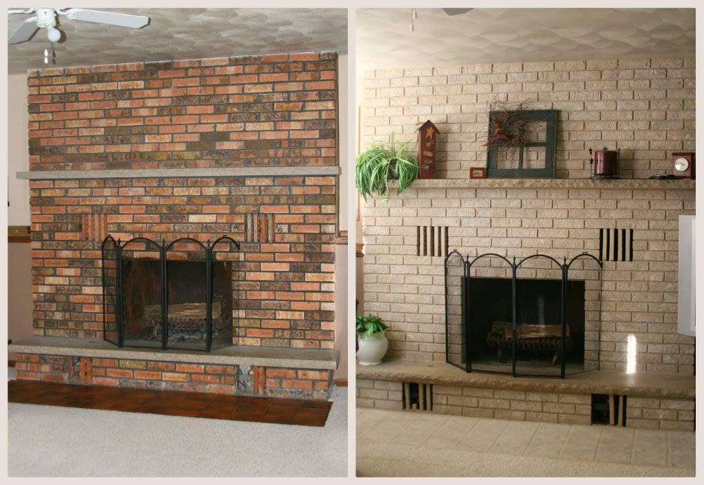 Brick-Anew All-in-One Brick Fireplace Paint Kit – Easy DIY Makeover for a Natural, Realistic Brick Look (Twilight Taupe) Not Your Boring White Paint or Chalk Paint!