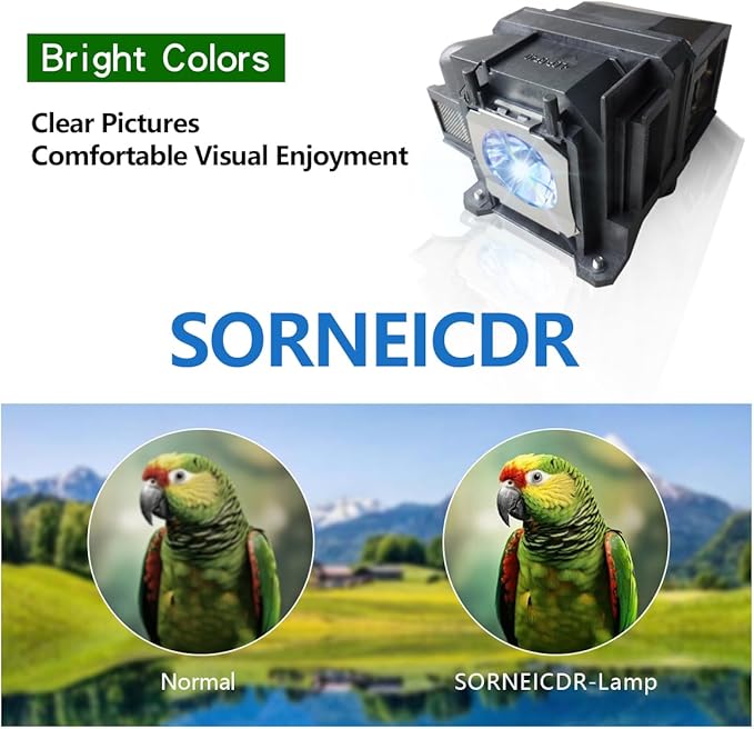 SORNEICDR ELP LP78 Replacement Projector Lamp Bulb Compatible - Image 3