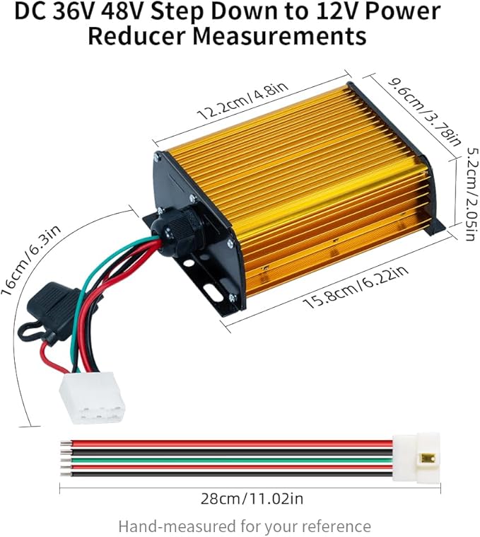 DC-DC 96V 84V 72V 60V 48V 36V to 12V Step Down Converter, 12V 30A 360W Voltage - Image 3