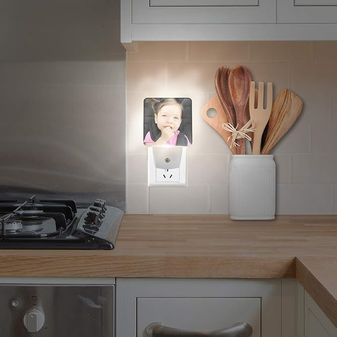 COWDIY Custom Plug in Night Lights, Personalized Your Own Photo on LED Lamps - Image 8