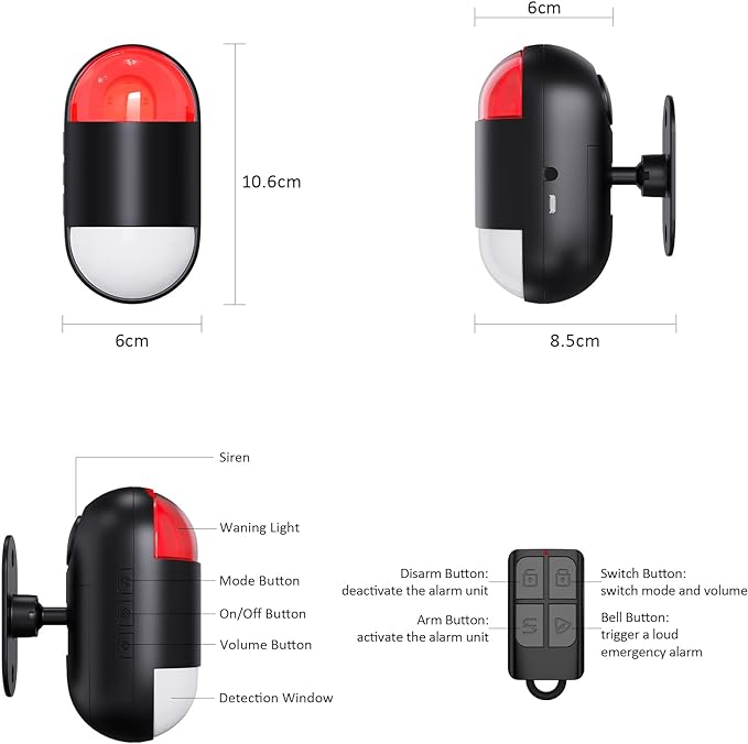 Motion Sensor Alarm Indoor: Wireless Motion Detector Alarm - Image 6