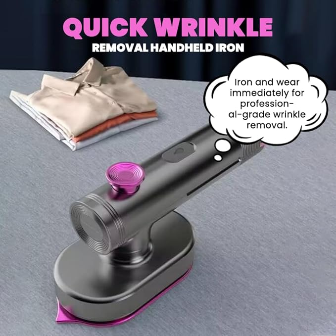 Saker Mini Steam Iron 2026|Portable Handheld Garment SteamerCompact Home Travel - Image 4