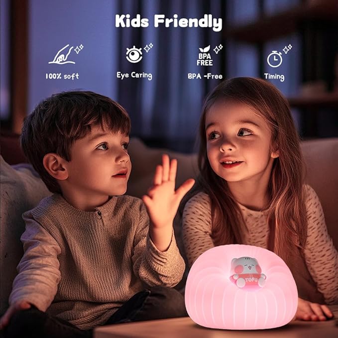 ICARER FAMILY Night Light for Bedroom, Rechargeable LED Lamp - Image 3