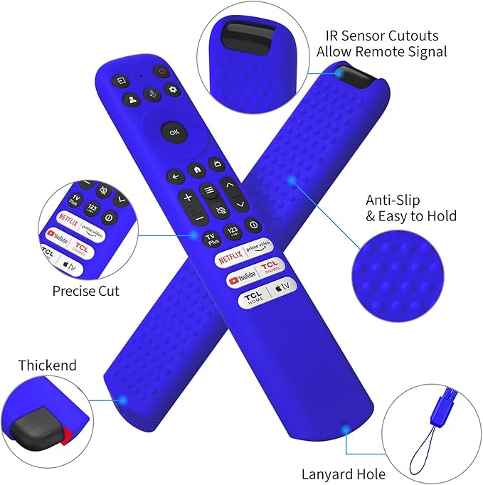 Hi Color Silicone Cover for TCL RC813 FMB1/RC923/RC902V Remote Protective Case - Image 2