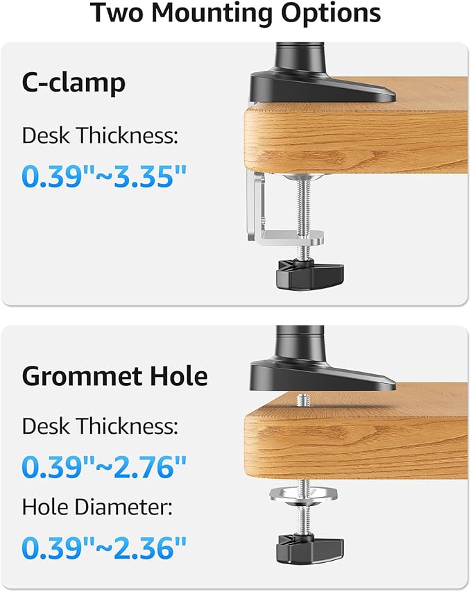 MOUNTUP Single Monitor Desk Mount - Image 8