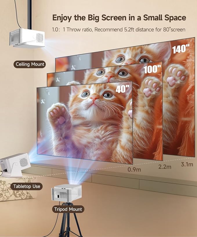 Android 14 Smart Projector - Image 7