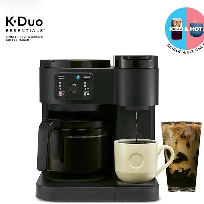 K-Duo Essentials Coffee Maker for Hot and Iced Drinks, Single Serve KCup Pod - Image 6
