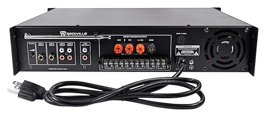 Rockville RCS350-6 350W 6 Zone 70V Commercial Amplifier, Rack Mount, - Image 2