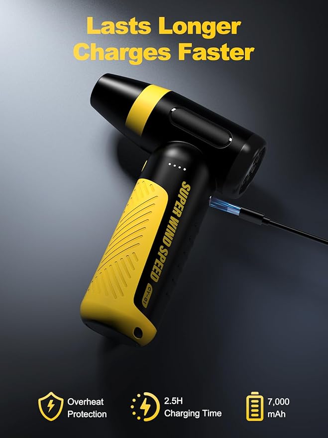DEEBOX Electric Compressed Air Duster & Blower, 150000 RPM Super Power - Image 3