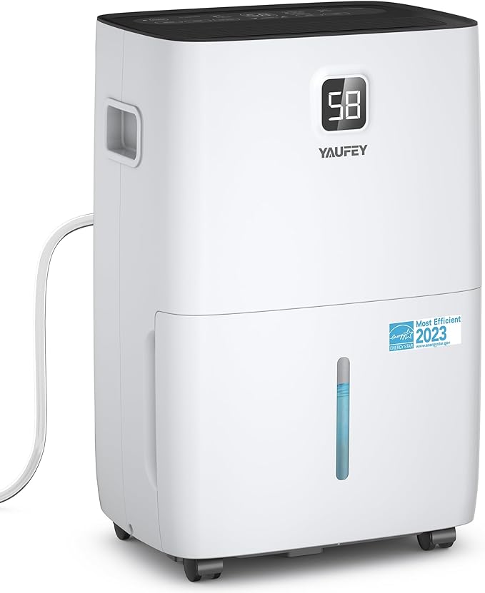 Yaufey 6000 Sq. Ft. Energy Star Certified Dehumidifier, Max 120 Pints by Yaufey