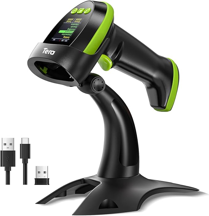 Tera Barcode Scanner Wireless 2D QR by Tera