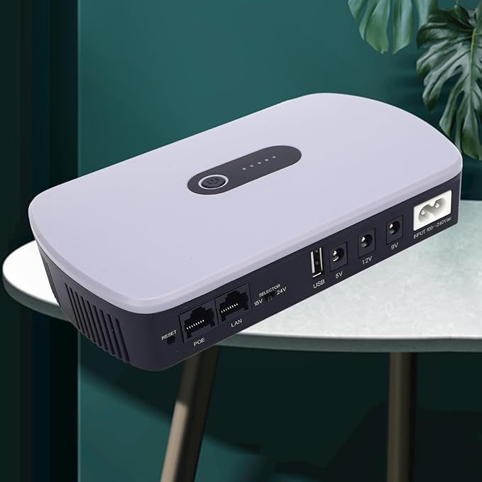 UPS Battery Backup Uninterruptible Power Supply 10400mAh Large Capacity DC - Image 2