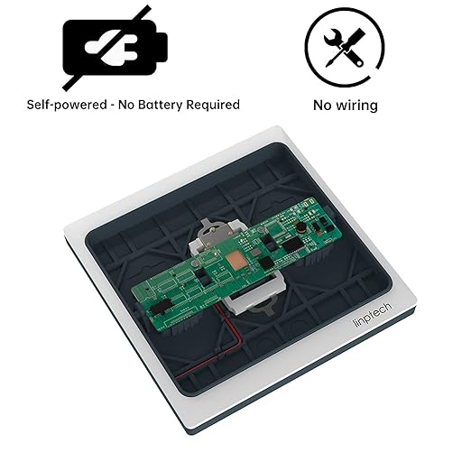 Self-Powered Wireless Light Switch and Receiver Kit, Linptech Remote Control - Image 7