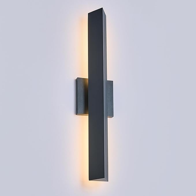 Tarentlight Modern Minimalist 20W LED Outdoor Wall Light, IP65 Waterproof by TarentlightOutdoorLighting