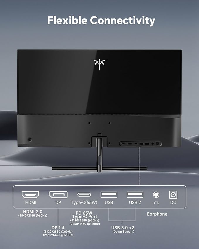 KTC 27 Inch 5K Monitor, 5120 x 2880 5K2K Monitor - Image 7