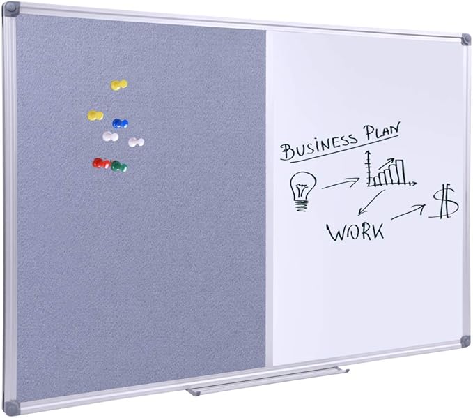 48x36 inch Large Magnetic Combo Board by DexBoard