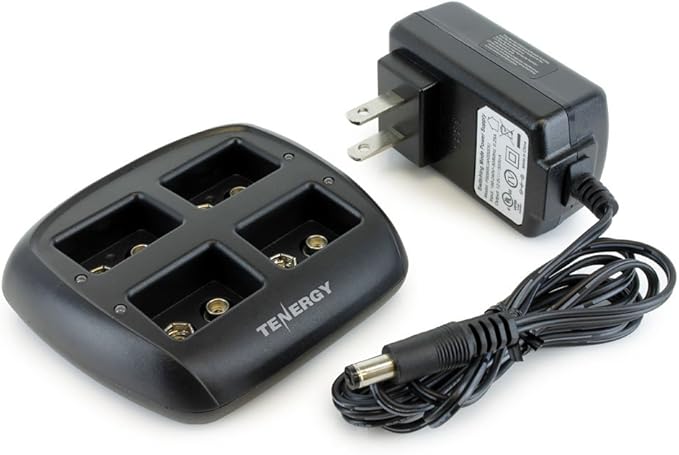 Tenergy TN294 4 Bay 9V Li-ion Battery Charger and 8 Pack 9V 600mAh Li-ion - Image 8