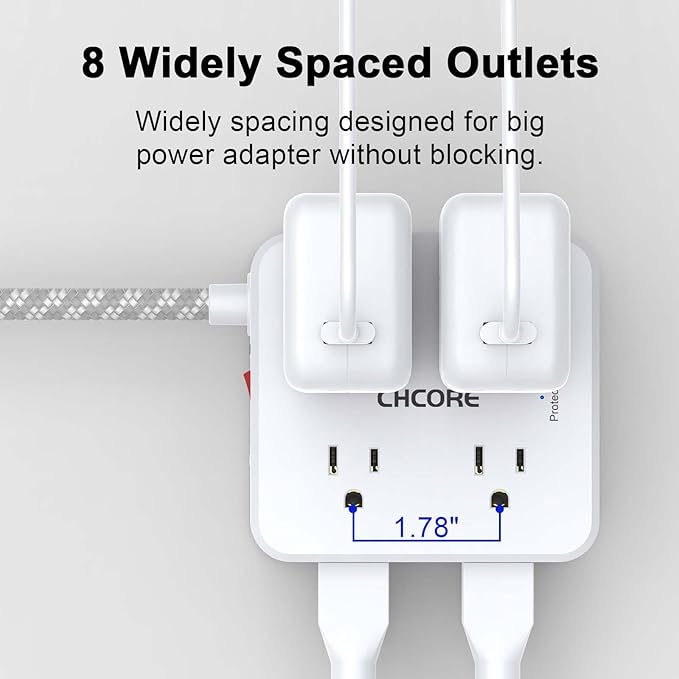 Surge Protector Power Strip - Image 4
