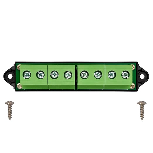 52Amp 600V 2x4 Position Terminal Block Distribution Module. OONO D-1664GP - Image 3