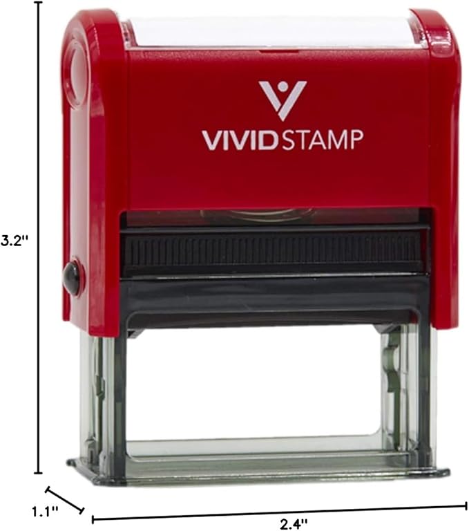 Basic Closed Self Inking Rubber Stamp - Image 4
