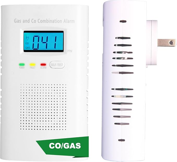 Combination Gas and Carbon Monoxide Detector Plug-in | CO Alarm & Natural Gas - Image 4