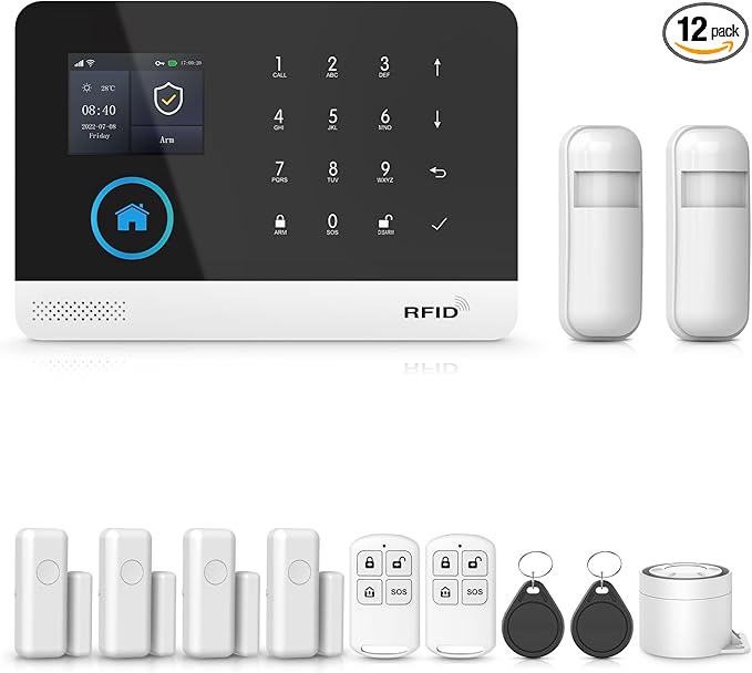 PGST 12 PCS Home Security Systems by PGST