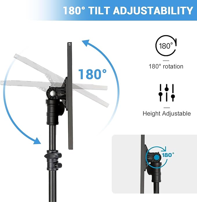 Naiveferry Adjustable Projector Stand Tripod, Laptop Stand Height from 26 to 63 - Image 5