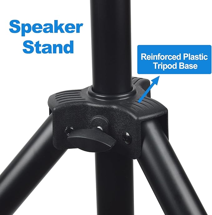 Howonder Speakers Stands, 6 Packs, PA Speaker Stand, Speaker Tripod Stand - Image 2