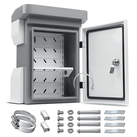 Outdoor Electrical Box, Cold-Rolled Steel Plate, Aluminum Alloy Back Beam by Namunanee