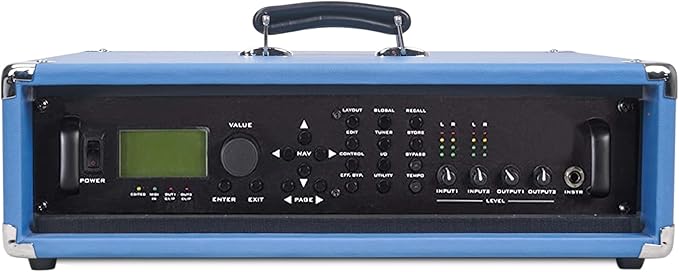 Sound Town Vintage 2U Amp Rack Case, 12.5" Depth - Image 6