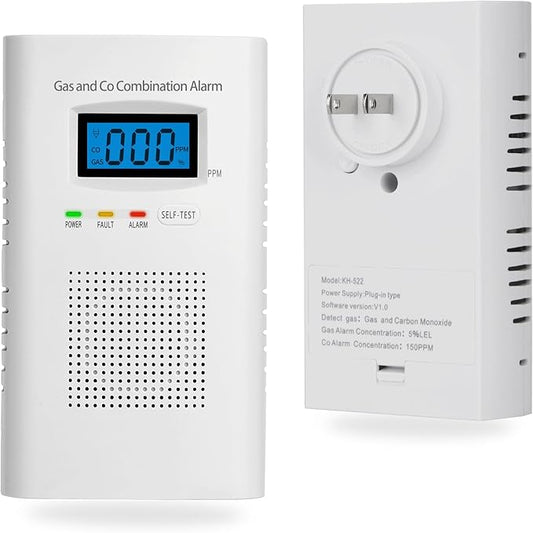 Plug in Combination Gas & Carbon Monoxide Detectors by ProductCategory