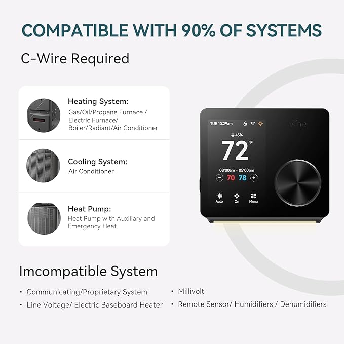 ST300 WiFi Thermostat, Compatible - Image 8
