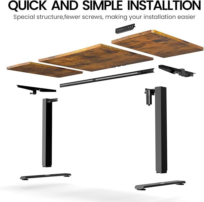 Veken 63 x 28 Inch Electric Standing Desk - Image 7