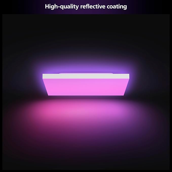 Philips Hue Datura Smart Ceiling Panel White & Color Light, Voice Control - Image 2