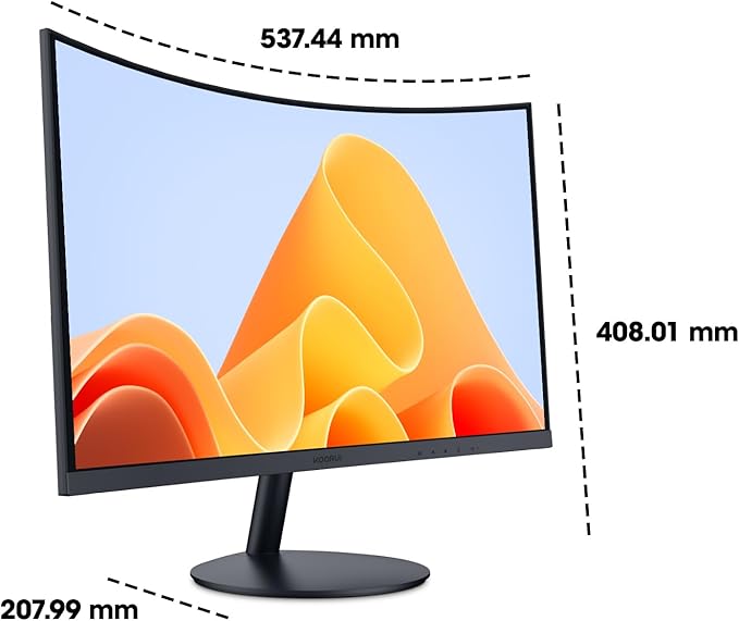 KOORUI 24 inch Curved Monitor, Full HD 1080P Curved Computer Monitor, 100Hz - Image 7