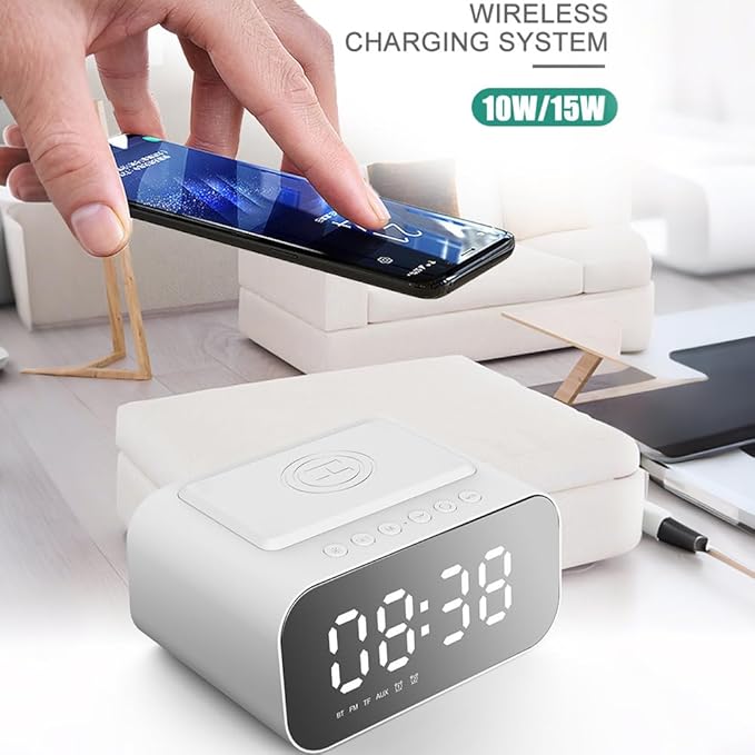 IHAO 7in1 Multifunctional Digital Alarm Clock - Image 2