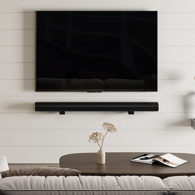 WALI Universal Soundbar Wall Mount, Center Channel Speaker Wall Mount Dual - Image 2